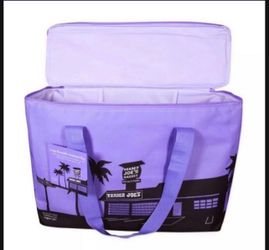 Purple Trader Joe's Insulated Bag
