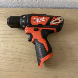 Milwaukee M12 12V Cordless 3/8" Drill/Driver – Tool Only (No Battery/Charger)
