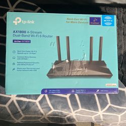 TP link AX1800 4-Stream Dual Band Wifi 6 Router ONE MESH 1.8 Gbps
