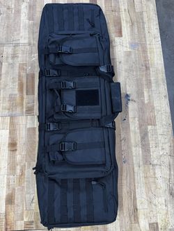 NEW 42" Dual Rifle Range Bag / Tactical Soft Case – Backpack Straps