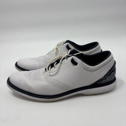Nike Air Jordan ADG 4 Spikeless Golf Shoes White Black Leather DM0103-110 Size 13