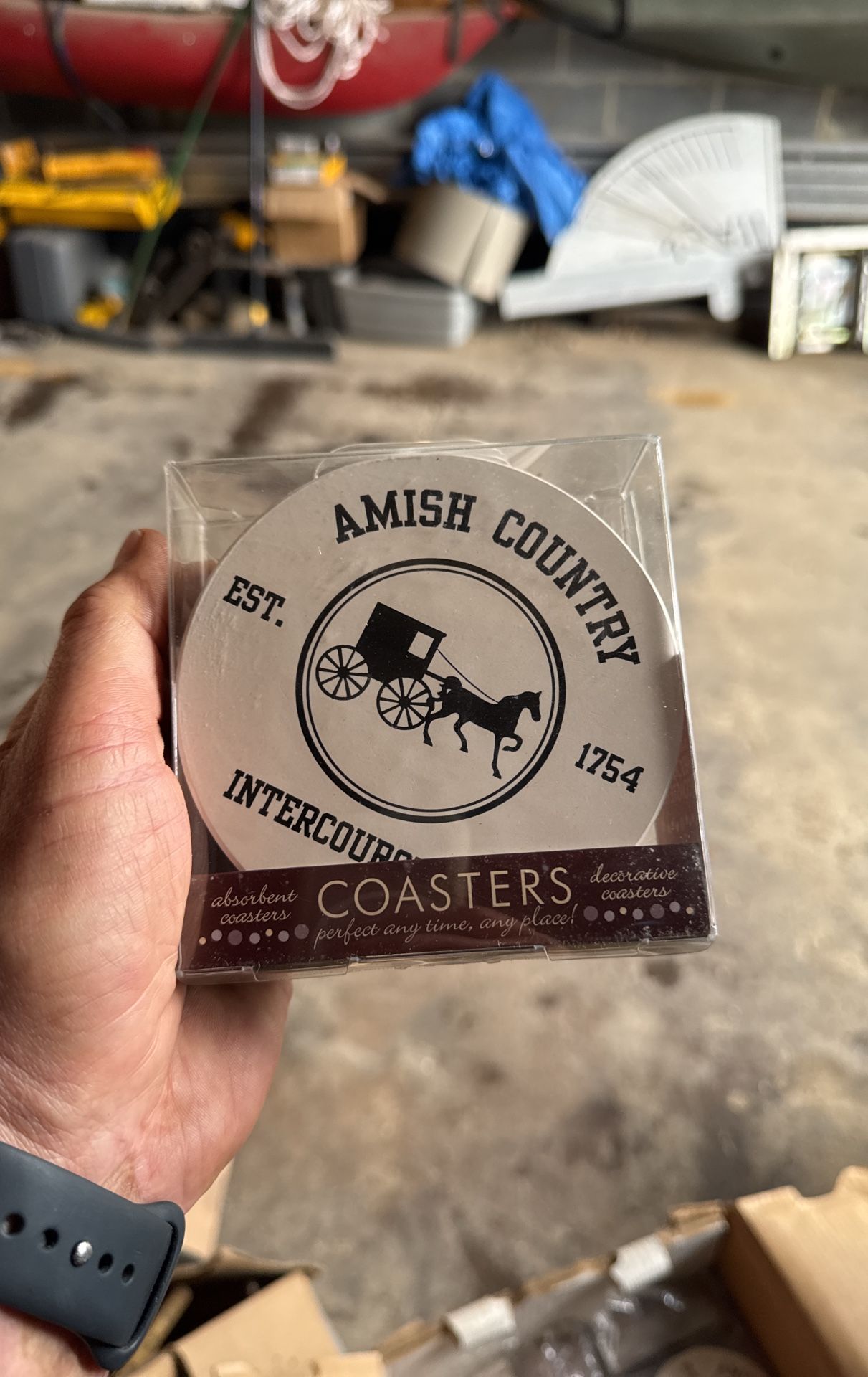 Intercourse Pa. Coasters , Packs Of 4