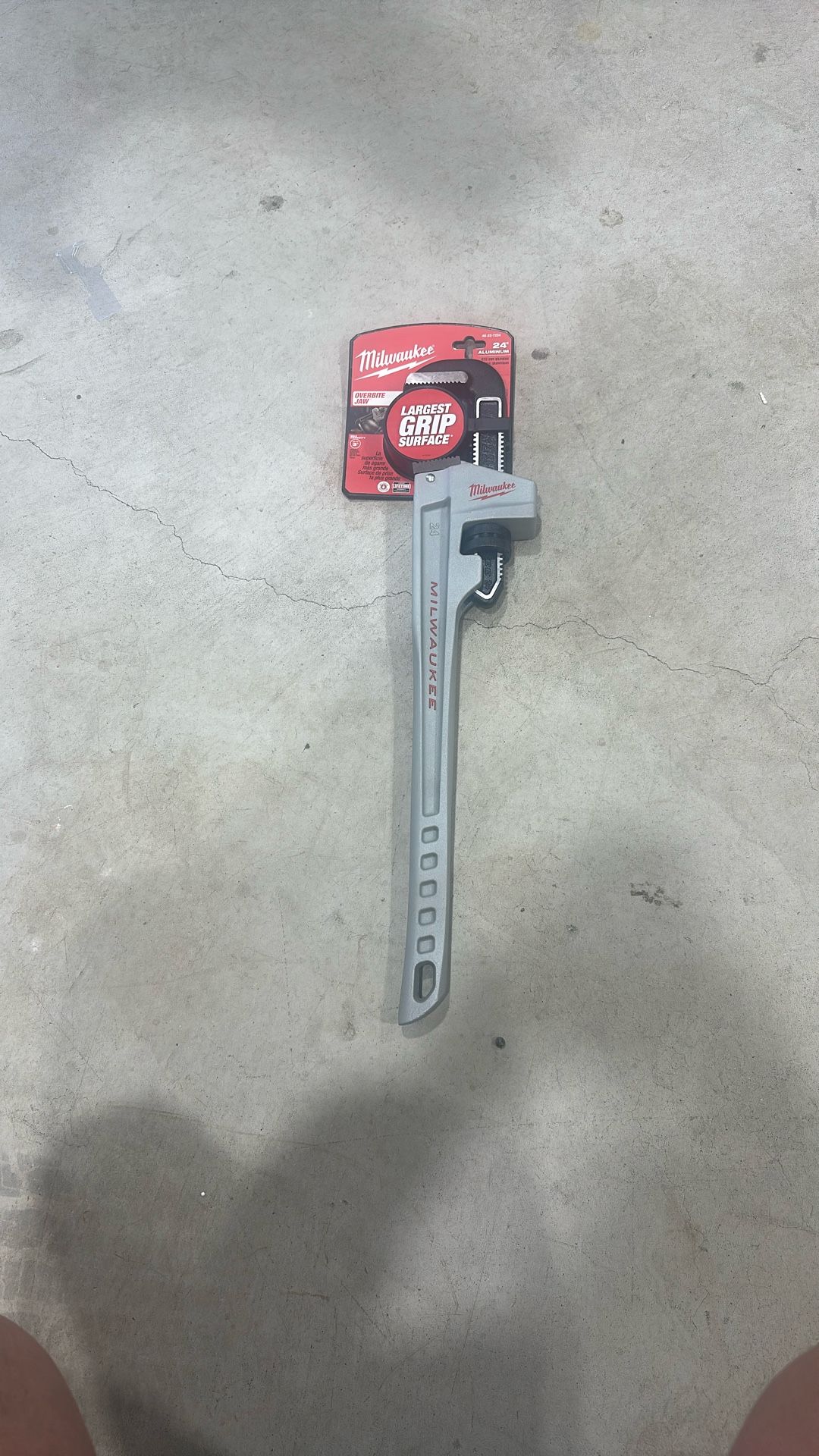 Milwaukee 24” Aluminum Pipe Wrench