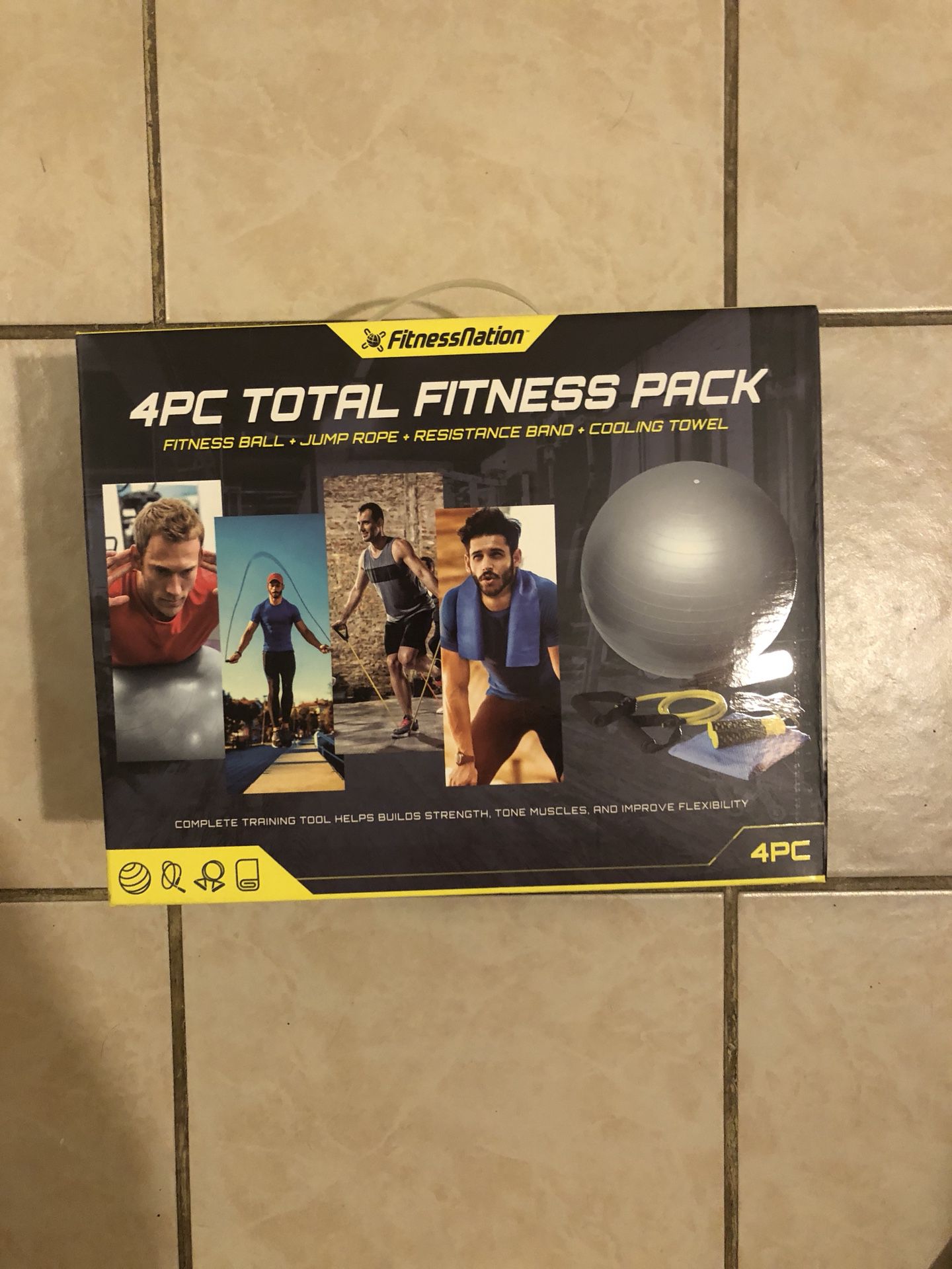 4 piece total fitness kit