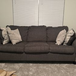 Gray Couch (w/ Pillows)