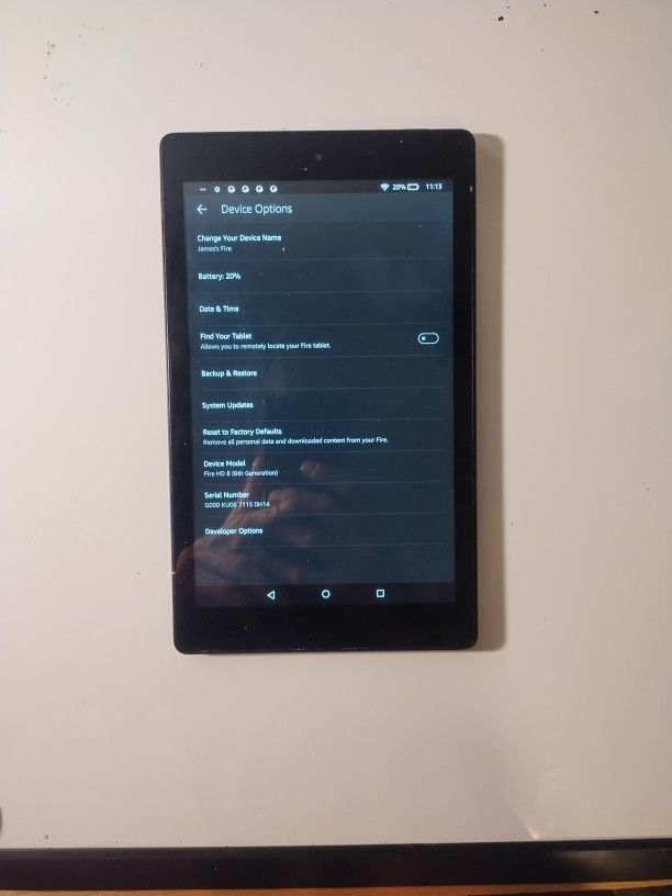 Amazon Fire Tablet HD 8