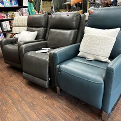 Electric Recliner Leather Material $399 Each 