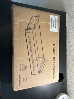 Slim Under Desk Storage Drawer