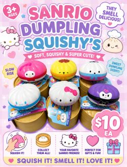 Sanrio squishy dumplings MYSTERY