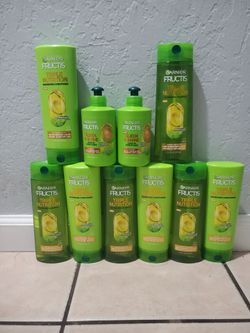 Garnier shampoo and conditioners $30