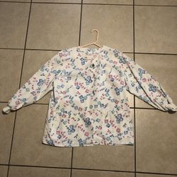 Long Sleeve Scrub Top 