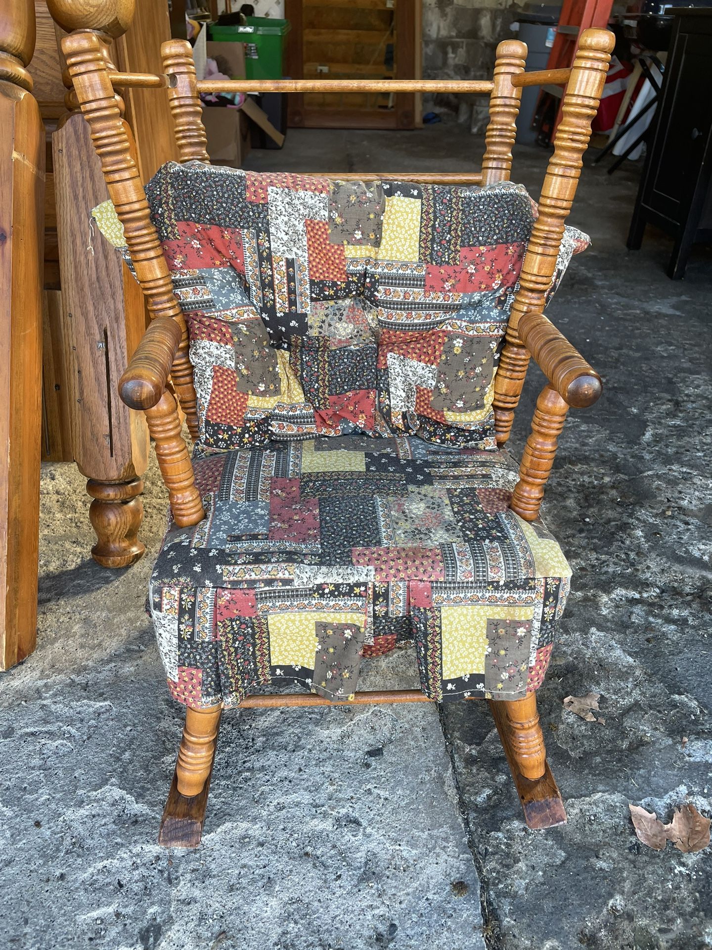 Kid’s Wooden Rocking Chair