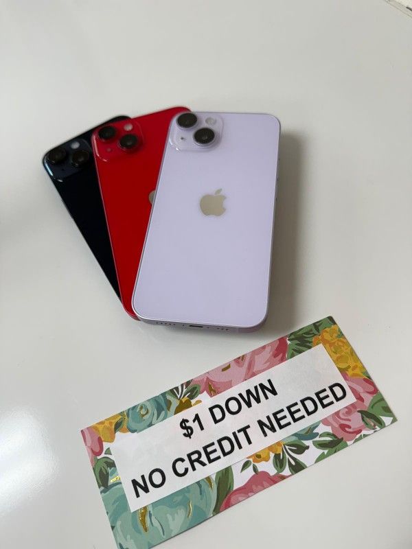 Apple IPhone 14 5G - Only $1 Today Pay The Rest Later! 