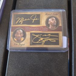 Michael Jordan And Kobe Bryant Card