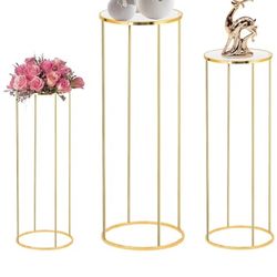 Pedestal And Flower Standx3