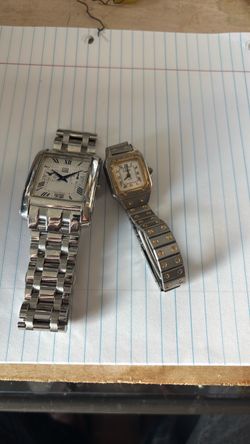 Relojes. Los dos. $30