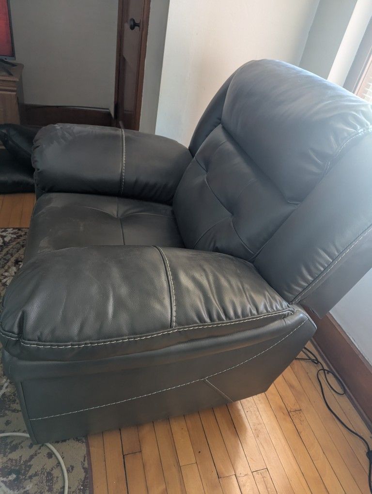 Brown Power Recliner
