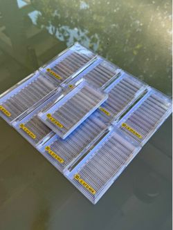 9 Cases BRAND NEW Eyelashes 3D 0.07 D-Mix