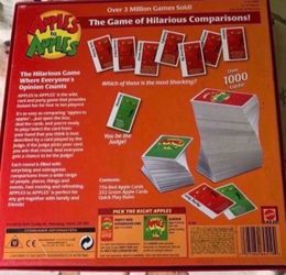 $15 Apple to Apple game good condition I play it one time and it has everything inside the box.