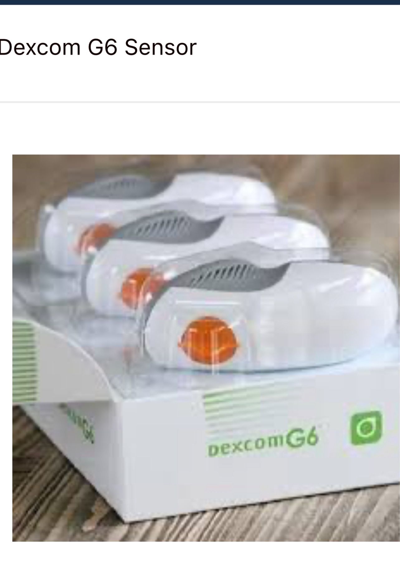 Decom G6 Sensors