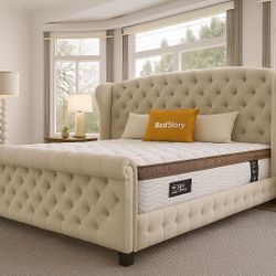 Only Mattress ✅King 14” Mattress - Hybrid  Mattress with Advanced Pocket Spring memory foam medium firm
