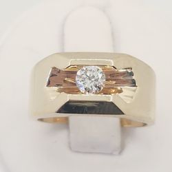 14k Gold 0.38ct Diamond Ring