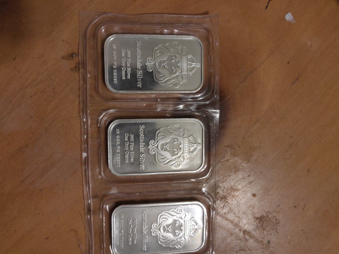 Silver bars collection