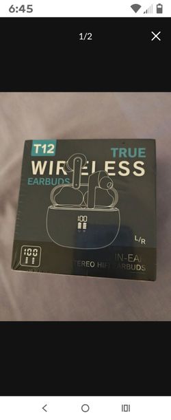 T12 True Wireless Earbuds 20 Each Or 2 For 30 Sealed Never Used Firm No Less See Pictures For Details Specs