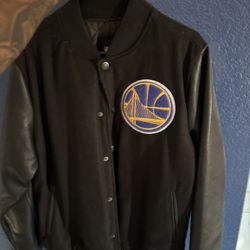 Warriors Leather man Jacket 
