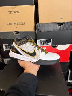 Kobe 4 Protro White Black Del Sol size 9.5 VNDS