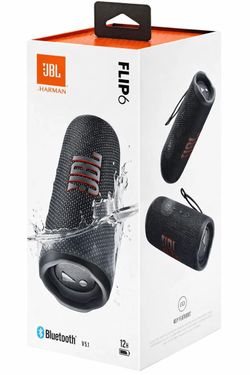 JBL Flip 6 Bluetooth Portable Speaker New In Box **$50 Off**