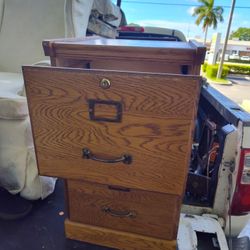 Real Wood Filing Cabinet 