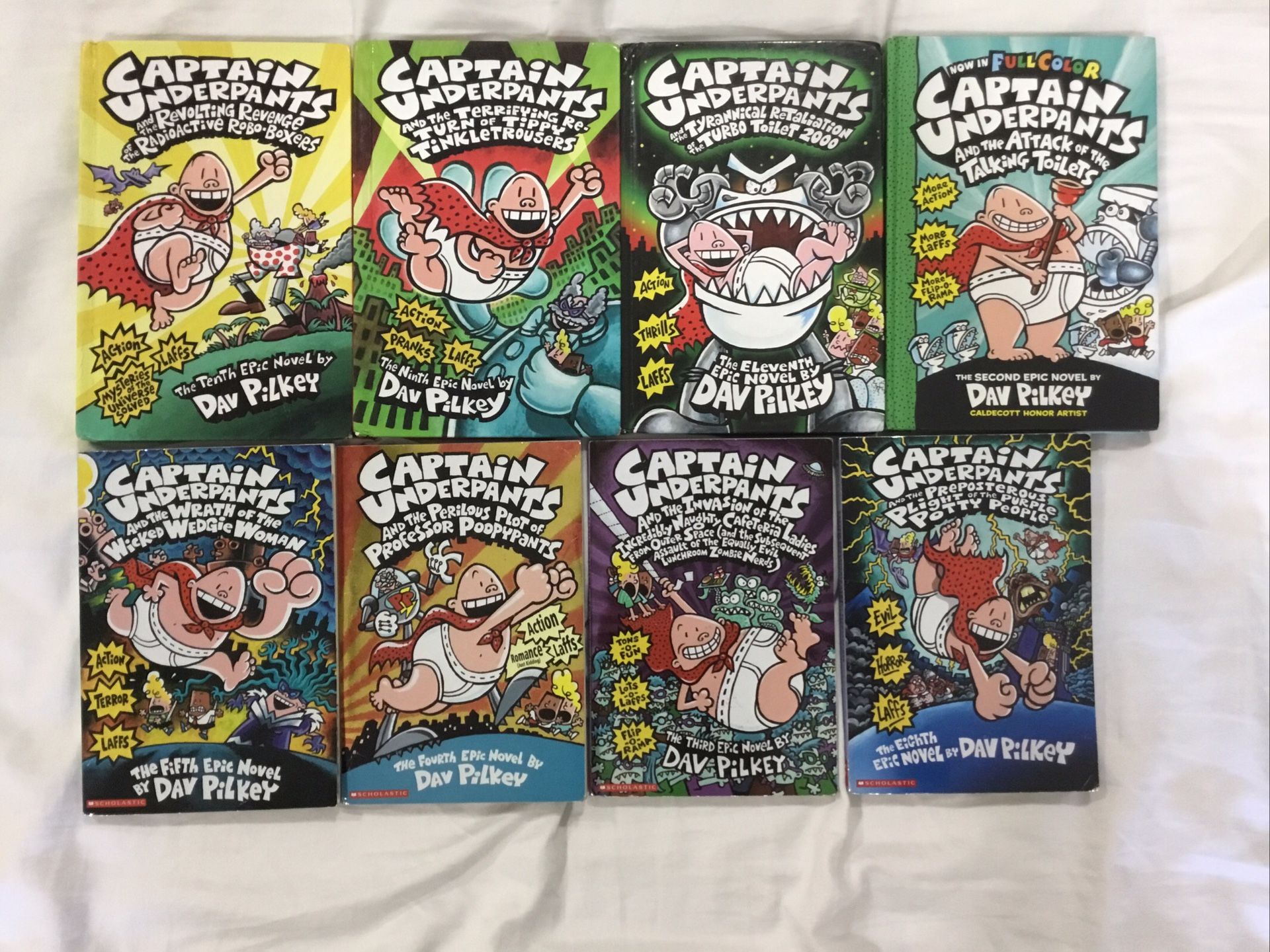 Captain Underpants 9 Books