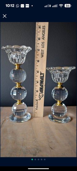 glass candle holder