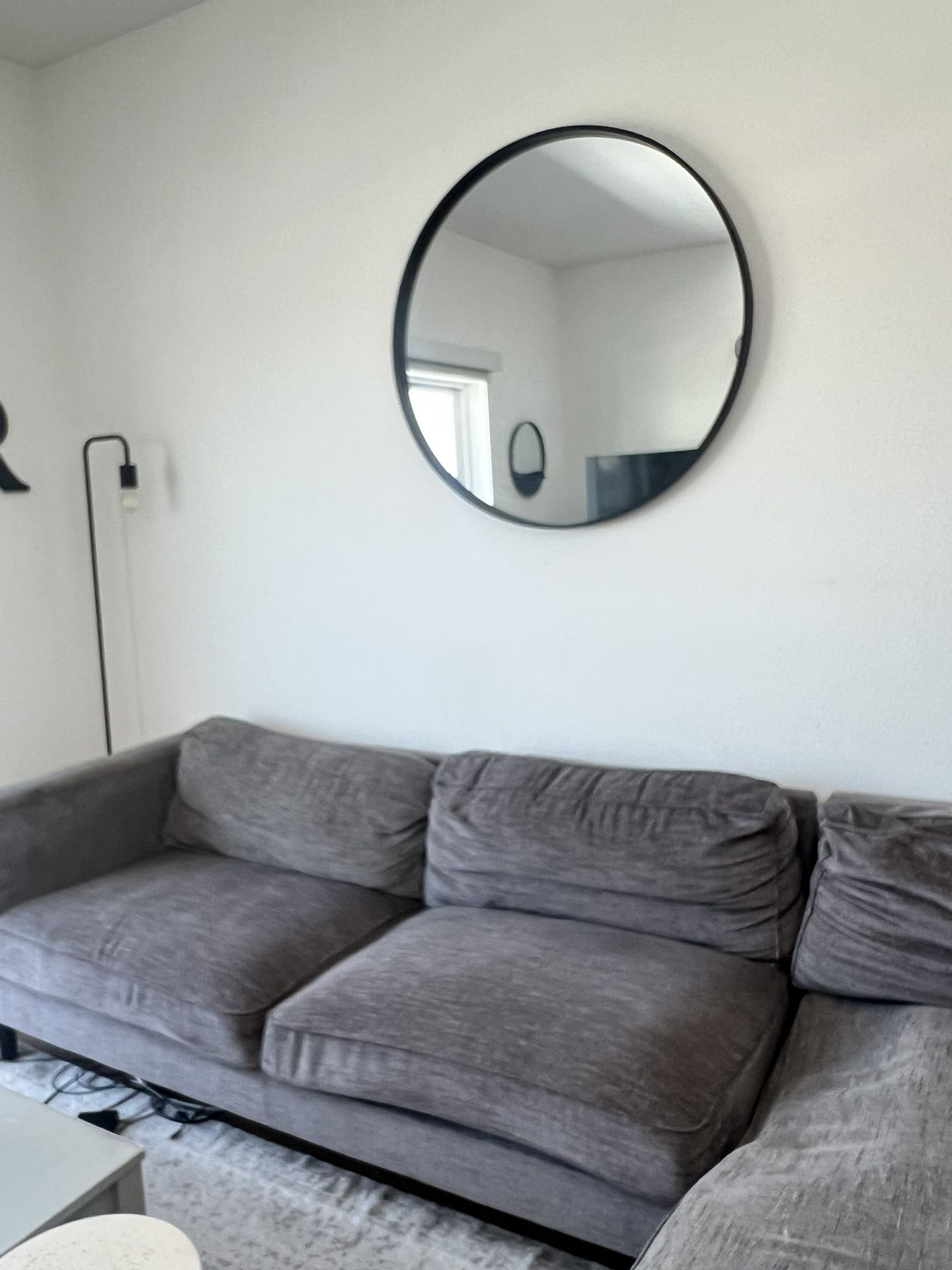 Grey Living Spaces Couch