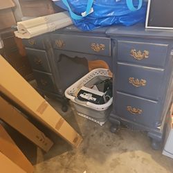 Antique Refiniahed Cedar Desk