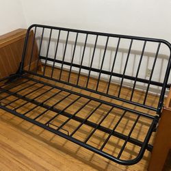 Futon Frame With Side Cabinets 