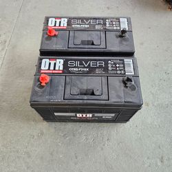 New OTR Group Size 31S Silver Heavy Duty Truck Battery - 950 CCA, 3/8" Stud