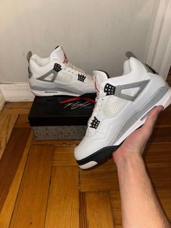 Air Jordan 4 Retro White Cement