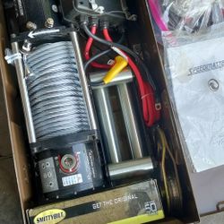 New 13000 Lb Winch And Accessories 