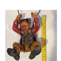 Allan Agohob Large Hand Painted Parachute Hanging Clown Vintage Rare Size 17”