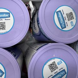 9 Unused Formula Cans