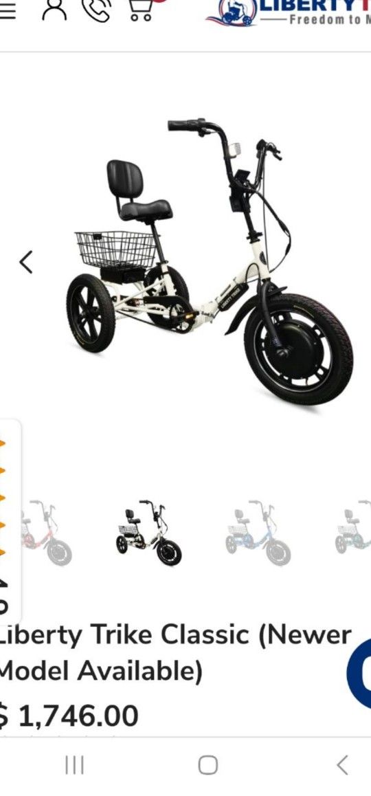 Electric Liberty 🗽 Colapsable,Portable, Trike