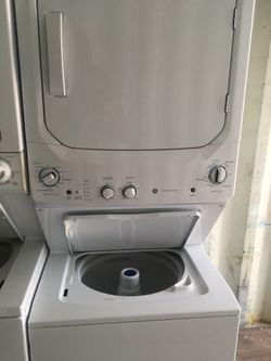GE STACKABLE WASHER DRYER COMBO 27" WIDE