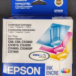 Epson T0605 and T0601 DuraBrite Ultra Ink.