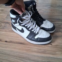 Jordan 1 Mid Panda Black White Size 8 Mens / 9.5 Womens