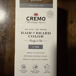 Cremo no mix, no mess, hair & beard color