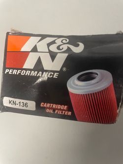 K&N oil filter cartridge