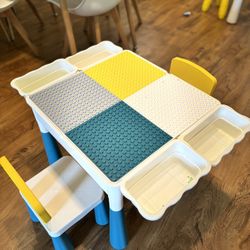 Kids Activity Table Toddlers And Chair Set