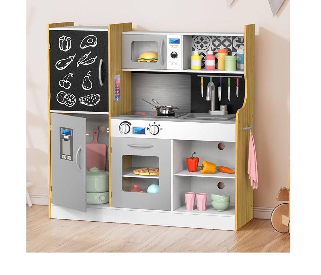 New Wooden Play Kitchen